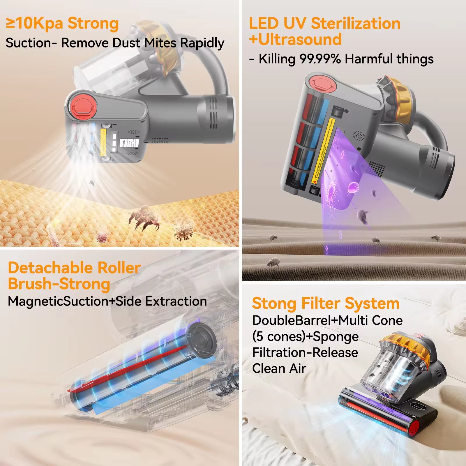 BOXUAN Mattress Vacuum Cleaner M3