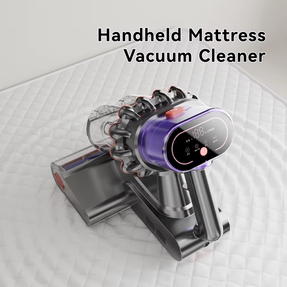 Portable Handheld Mattress Bedding Vacuum Cleaner for Bed Sofa Fabrics Carpet Dust Collector Mattress and Carpet Cleaner Machine