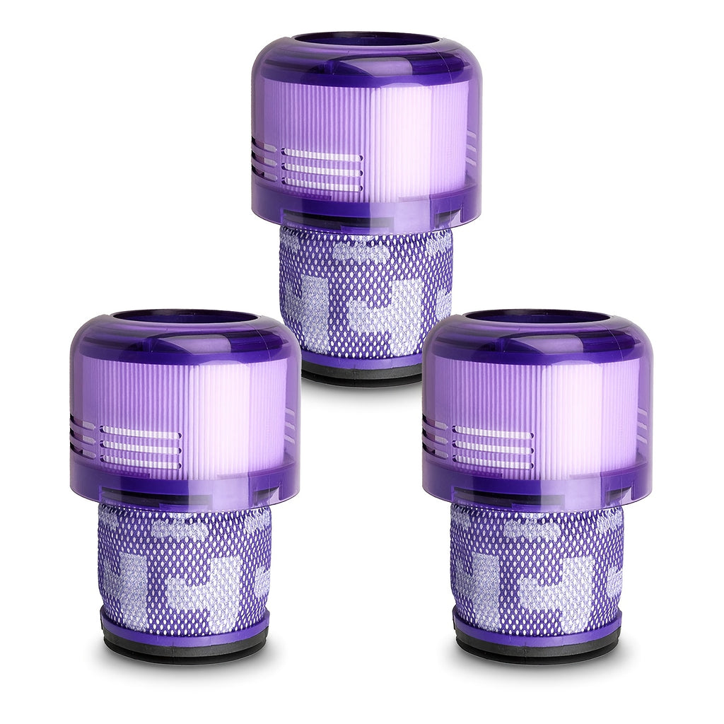 3 Pack Vacuum Filters Replacement Parts | Compatible with Dyson V11 Origin V11 Torque Drive V11 Animal V11 Complete V11 Extra V15 Detect V15s Detect Submarine Vacuums, Material: ABS, Compare to Part 970013-02