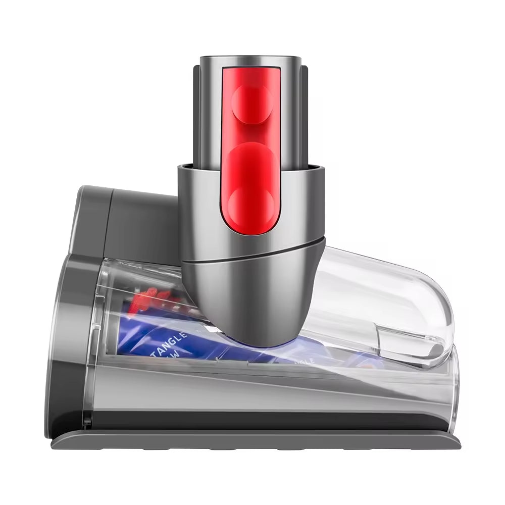 Mini Motorized Brush Head Compatible with Dyson V7 V8 V10 V11 V15 Vacuum Cleaners - Pet Hair Removal Vacuum Attachment - Hair Screw Tool for Carpeted Stairs, Couch/Sofa Cushions, Car Carpet