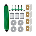 Main Brush HEPA Filter Side Brush Dust Bag Mop Cloth Replacement Fit for IRobots Roombas 505 Combo & 405 Combo Vacuum Cleaner