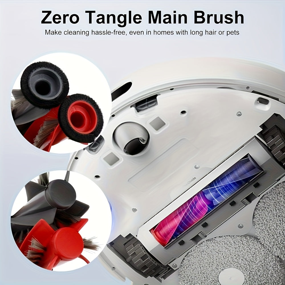 Main Brush Mop Pad Hepa Filter Dust Bag Replacement Parts for Roborock Qrevo Curv/ P20 Pro/Qrevo Edge Vacuum Cleaner Accessories