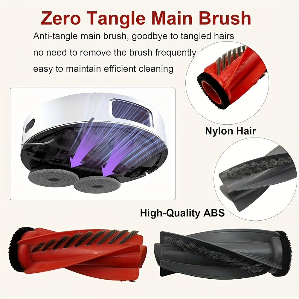 Main Brush Mop Pad Hepa Filter Dust Bag Replacement Parts for Roborock Qrevo Curv/ P20 Pro/Qrevo Edge Vacuum Cleaner Accessories