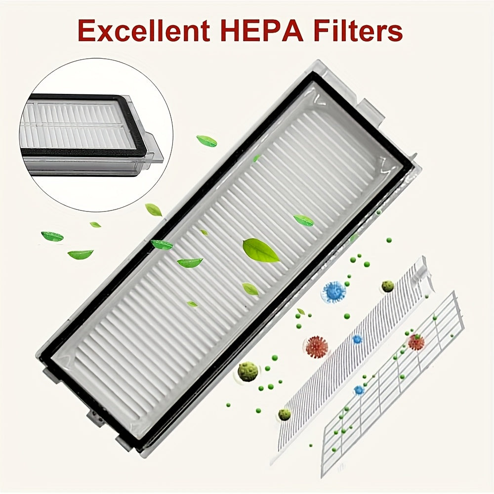 Main Brush Mop Pad Hepa Filter Dust Bag Replacement Parts for Roborock Qrevo Curv/ P20 Pro/Qrevo Edge Vacuum Cleaner Accessories