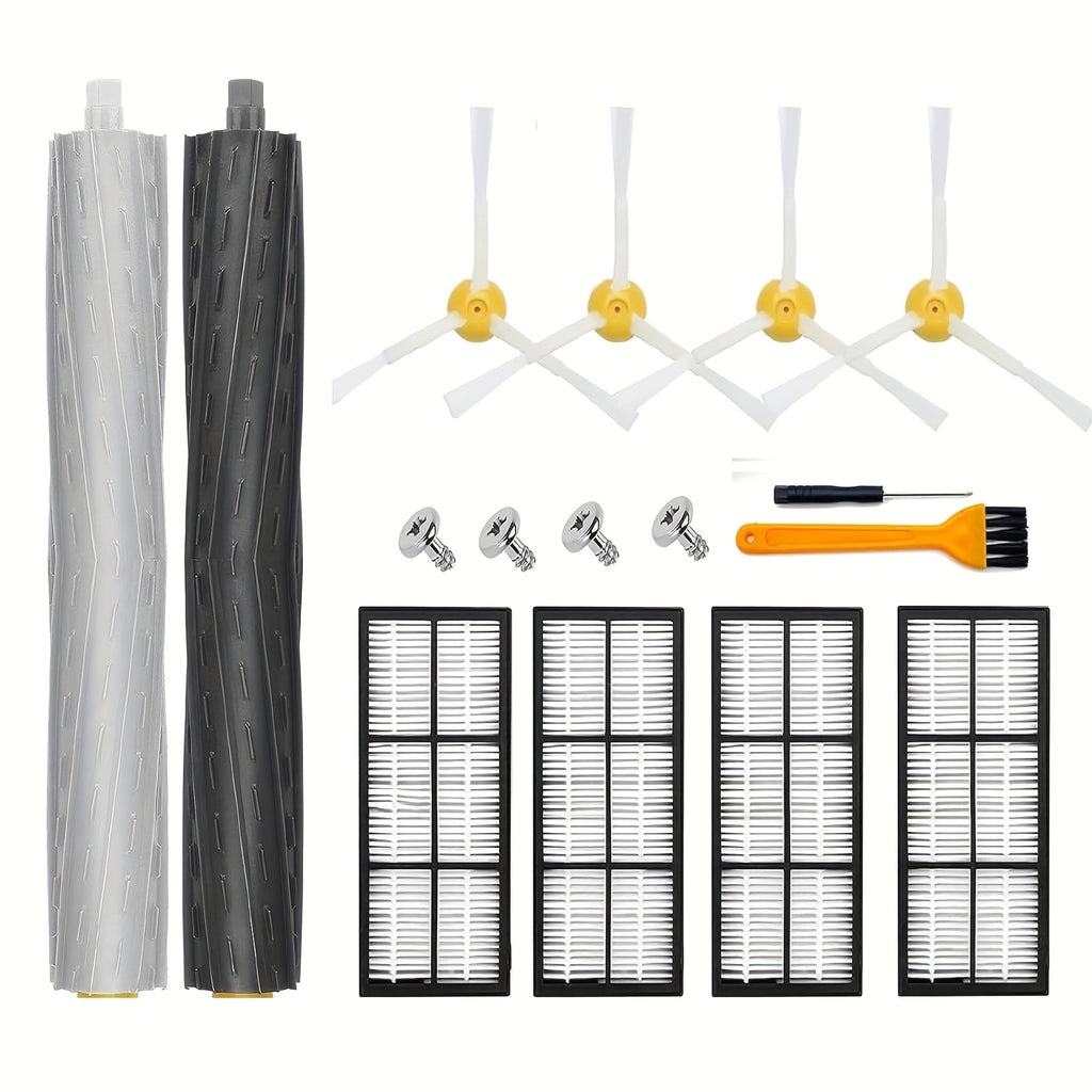 Main Side Brush Hepa Filter Replacement Parts Compatible for IRobots Roombas 850 860 861 864 866 870 880 890 891 960 961 980 981