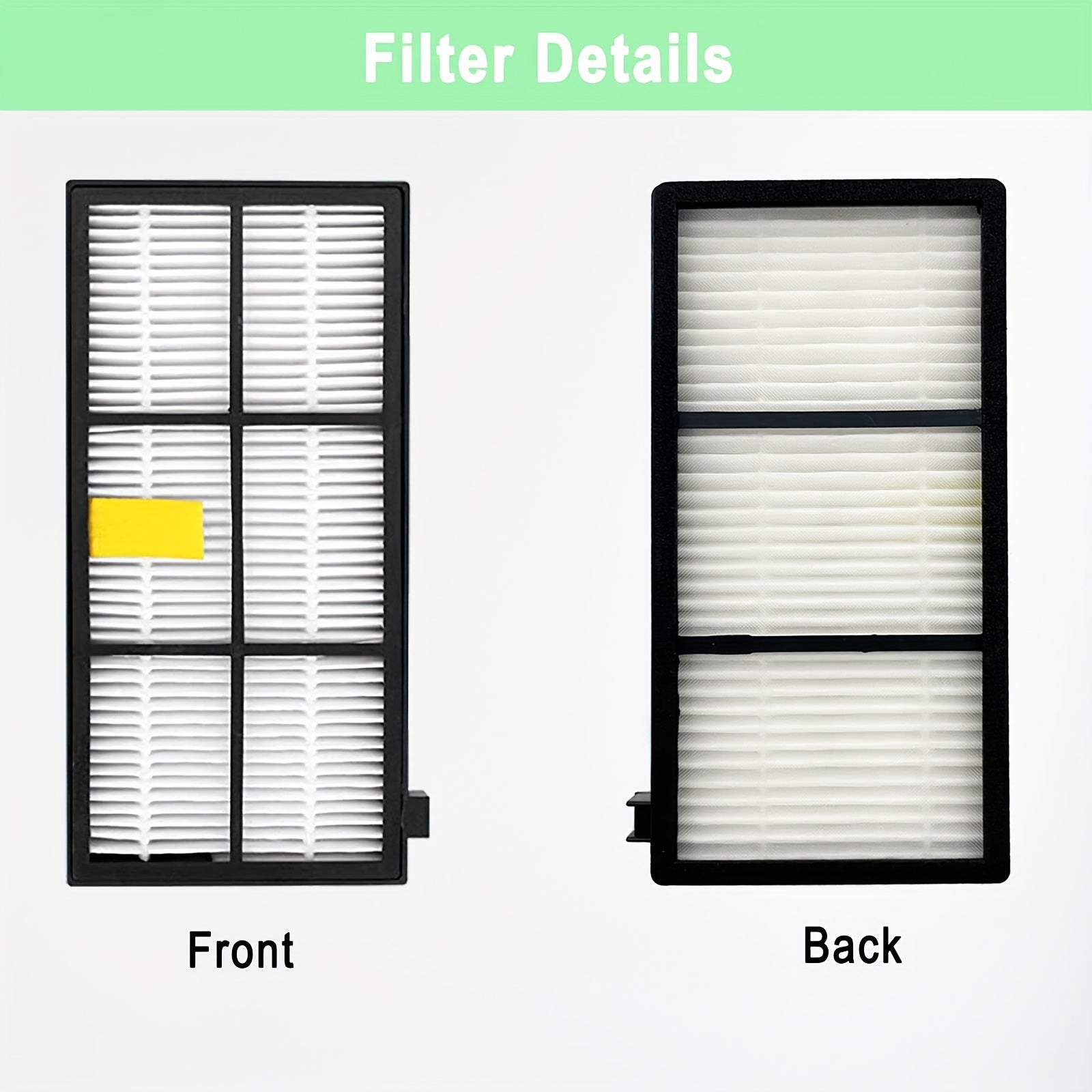 Main Side Brush Hepa Filter Replacement Parts Compatible for IRobots Roombas 850 860 861 864 866 870 880 890 891 960 961 980 981