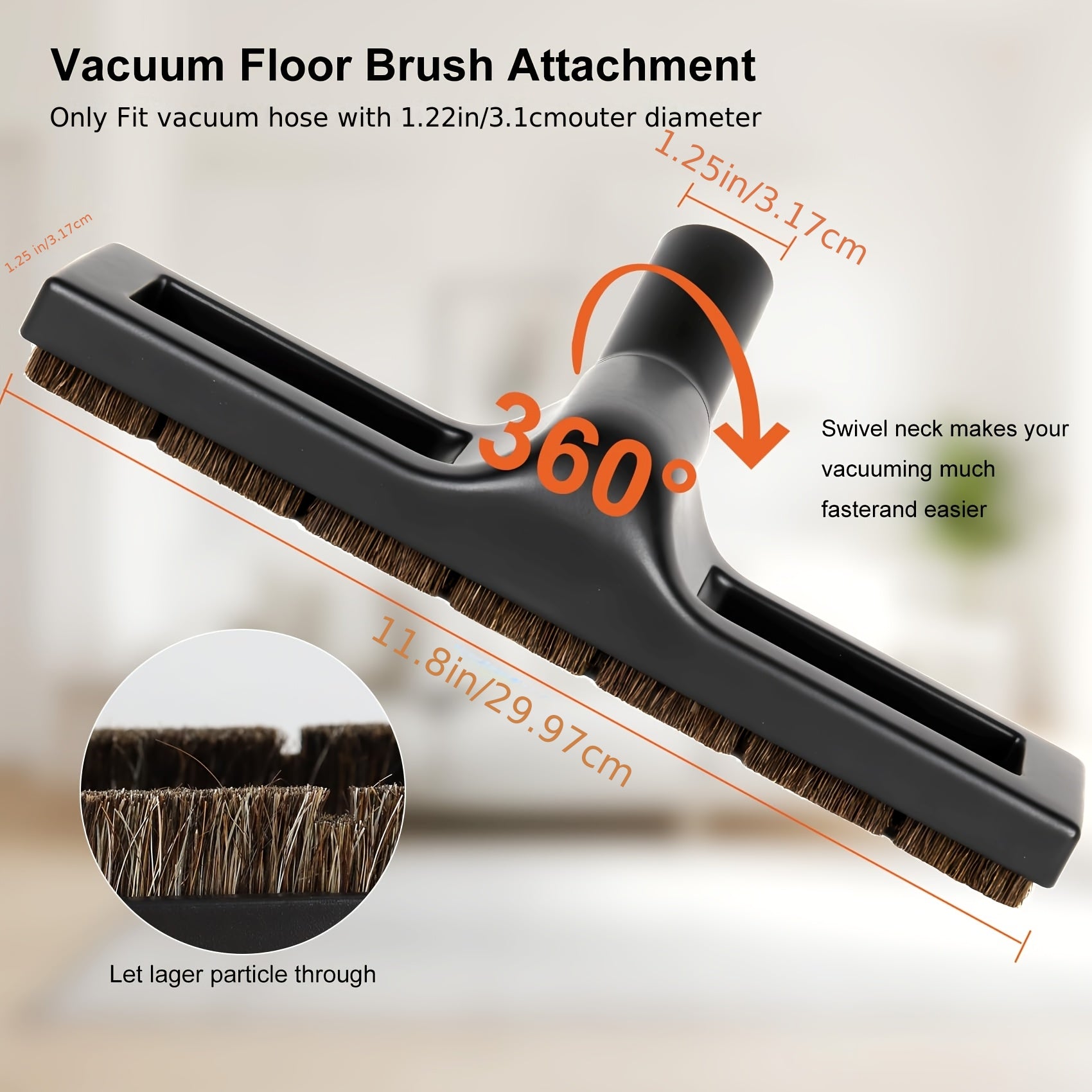 2 1/2"", 1 1/4"", and 1 7/8"" Sizes Universal Extension Wand Hose Adapter Vacuum Cleaner Accessory Fit for Wet and Dry Vacuums